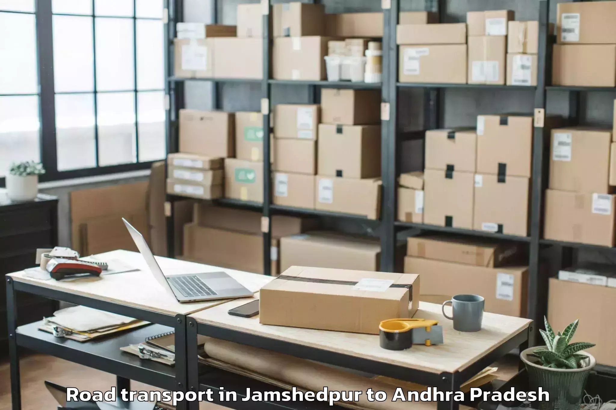 Top Jamshedpur to Vajrapukotturu Road Transport Available